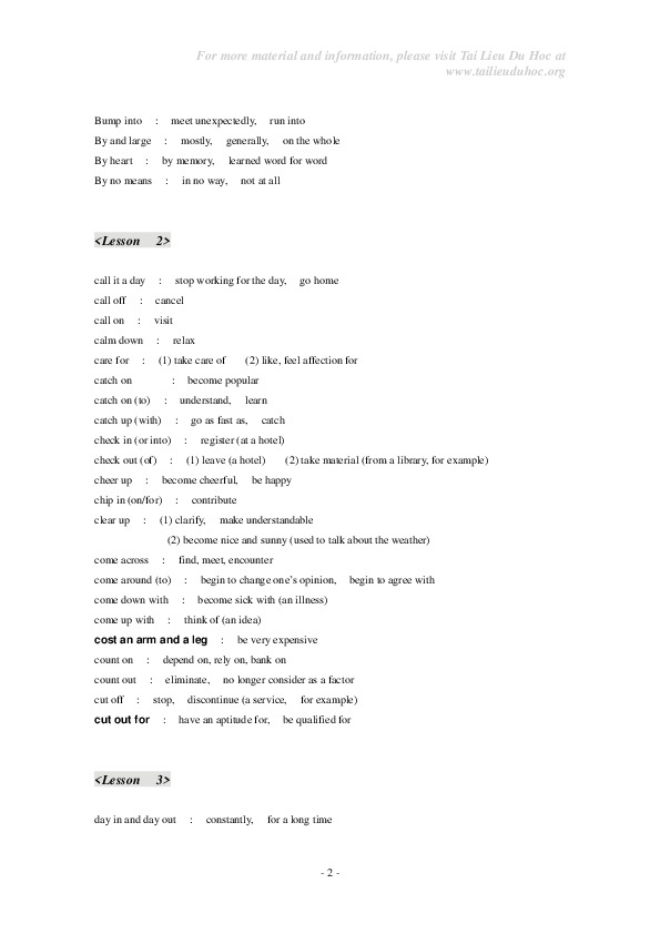 listening idiom.pdf-Thư viện tài liệu, giáo trình, bài giảng, bài tập lớn, đề thi online  môn học Anh Văn Tham Khảo  ĐH Khoa Học Tự Nhiên HCM-1