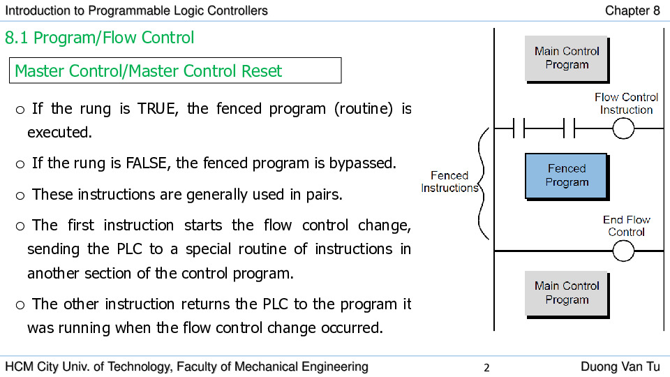 Chapter 8 - Program Flow and Sequential Step.pdf-Thư viện tài liệu, giáo trình, bài giảng, bài tập lớn, đề thi online  môn học Plc (Programmable Logic Controller)  ĐH Bách Khoa HCM-1