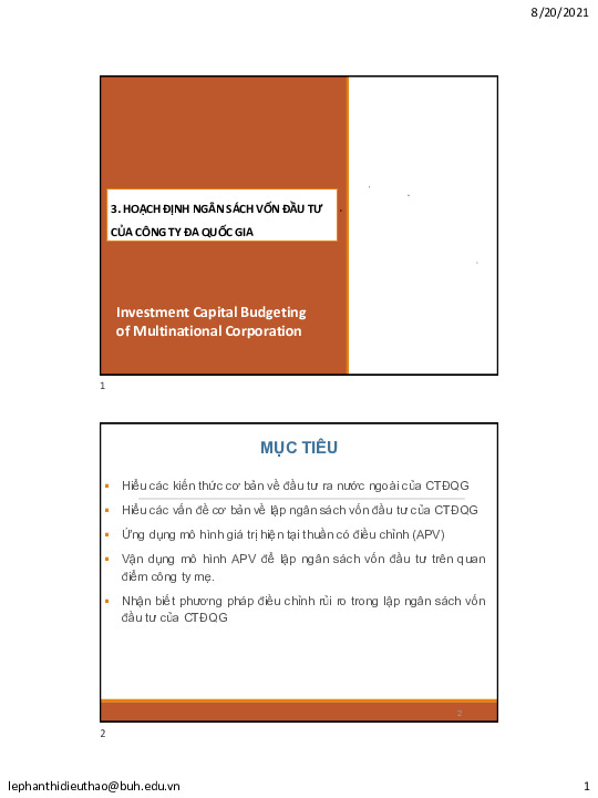 tcctdqg_chuong 3 hoạch định ngân sách vốn đầu tư của ctđqg.pdf-Thư viện tài liệu, giáo trình, bài giảng, bài tập lớn, đề thi online  môn học Tài Chính Công Ty Đa Quốc Gia  Đại Học Ngân Hàng TP.HCM